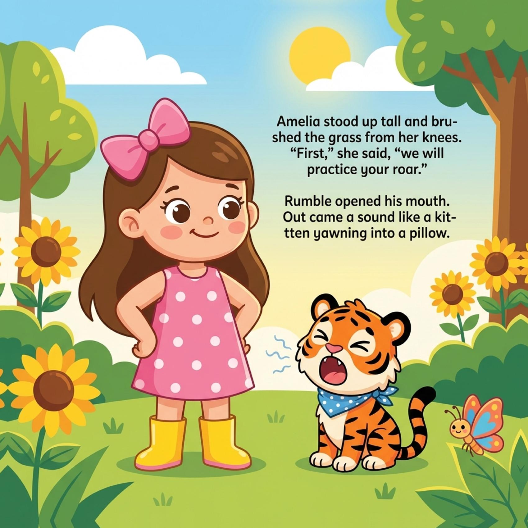 Interior page from Brave Like Amelia